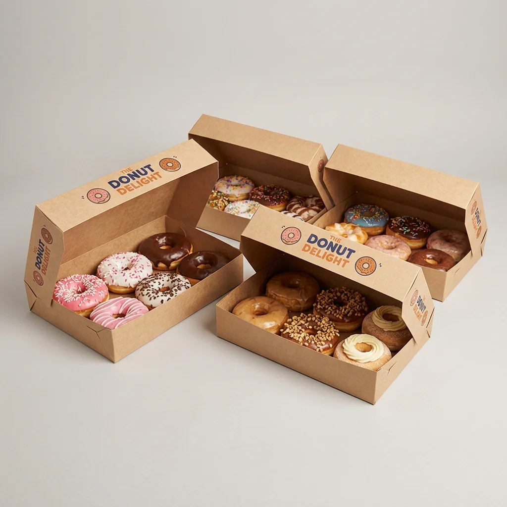 Custom Donut Tray Boxes