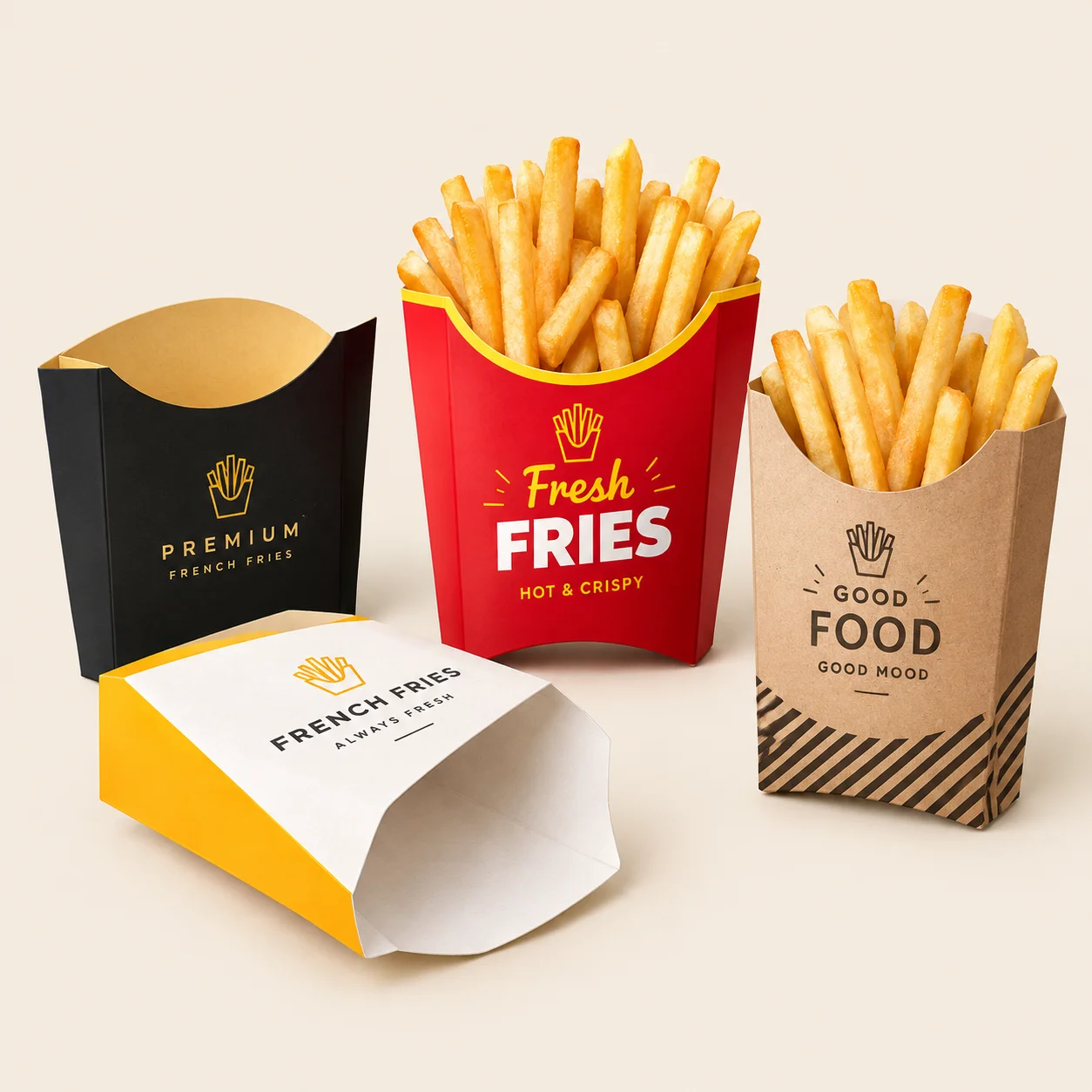 Custom French Fry Boxes