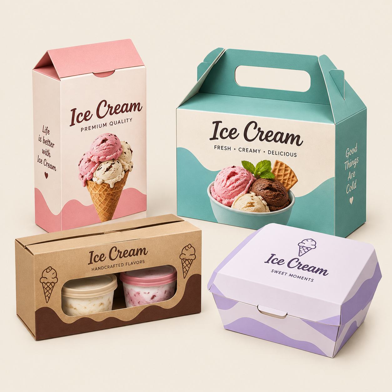 Custom Ice Cream Boxes