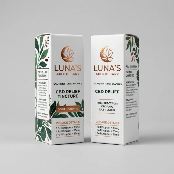 Custom Tincture Boxes