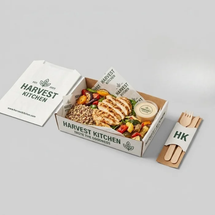 Customized food tray packaging