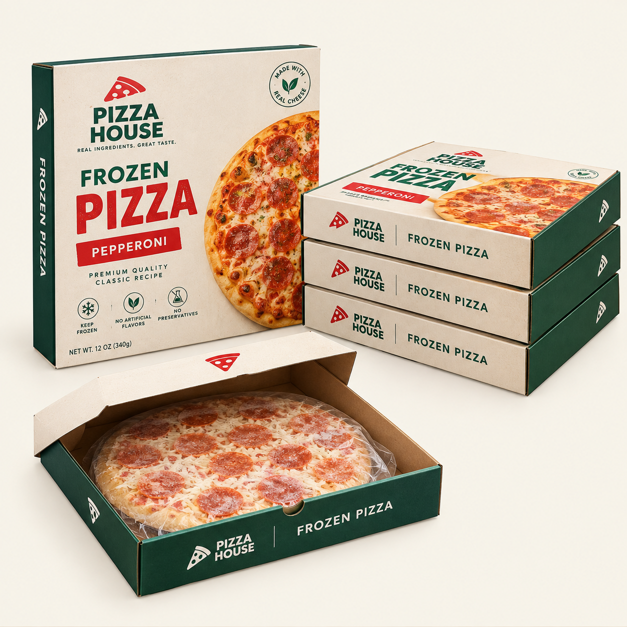 Frozen Pizza Packaging