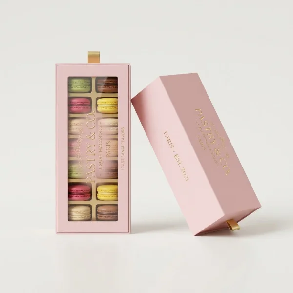 custom macaron boxes wholesale