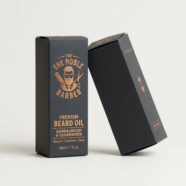 Custom Beard Oil Boxes